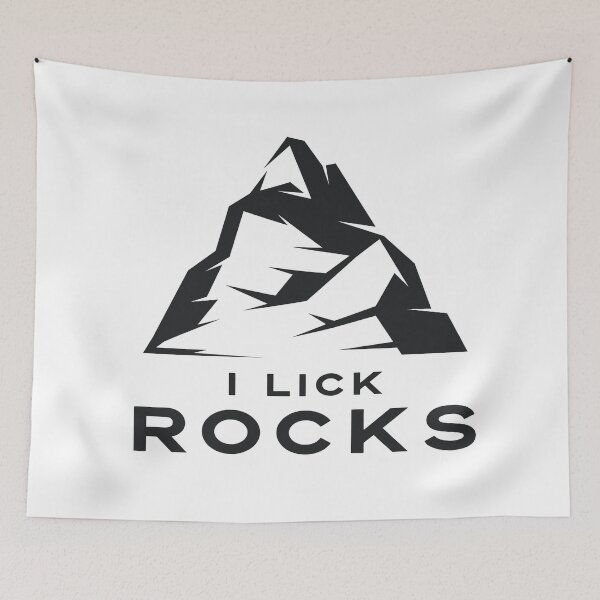 Item preview, "Geology Rocks: Quirky 'I Lick Rocks' Design for Rock Enthusiasts" designed and sold by artworkathome.
