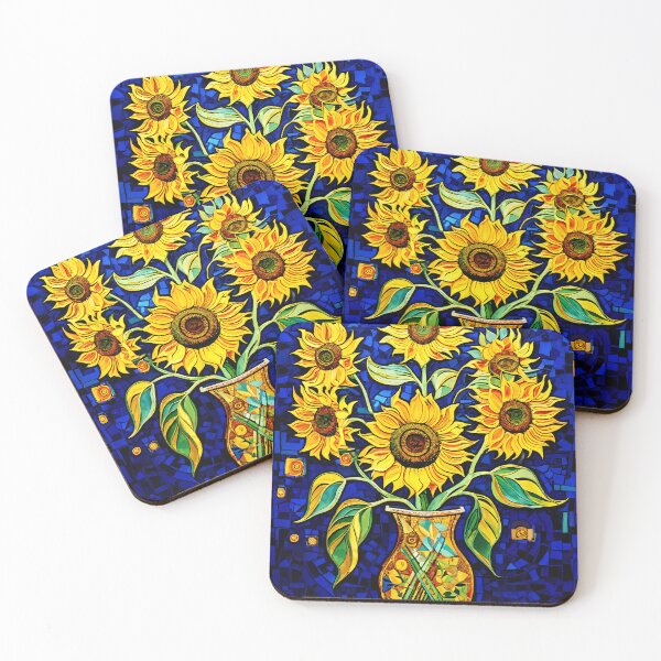 Item preview, AI Crafted Sunflowers x Klimt  designed and sold by Berfin Naz Tudorache.