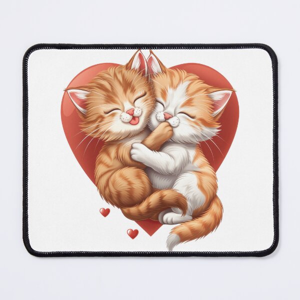 Item preview, Two Kittens Hugging Inside a Red Heart designed and sold by ML-Media.