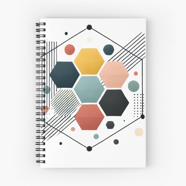 Item preview, Modern Geometric Hexagon Art - Abstract Colorful Design Tee designed and sold by LessLines.