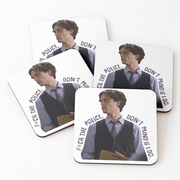 Item preview, Spencer Reid "f the police" Sticker designed and sold by stickersbyjulli.