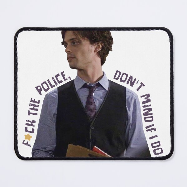 Item preview, Spencer Reid "f the police" Sticker designed and sold by stickersbyjulli.