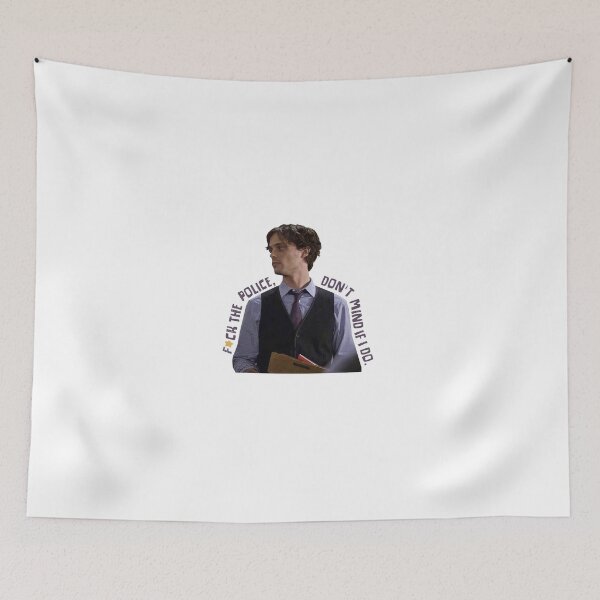 Item preview, Spencer Reid "f the police" Sticker designed and sold by stickersbyjulli.