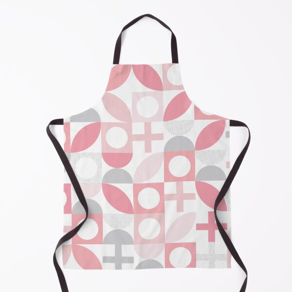 Item preview, Bauhaus Pattern 5 pale pink shapes pattern designed and sold by LD ART.