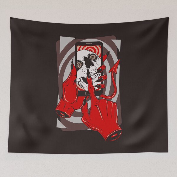Item preview, DoomScrolling - Look up the Devil designed and sold by vonKowen.
