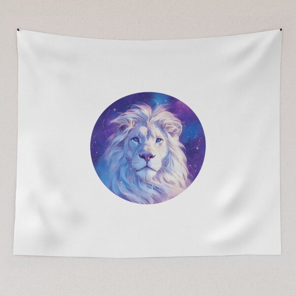 Item preview, Aesthetic White Lion designed and sold by SMARTKIT  DESIGNAGENCY.
