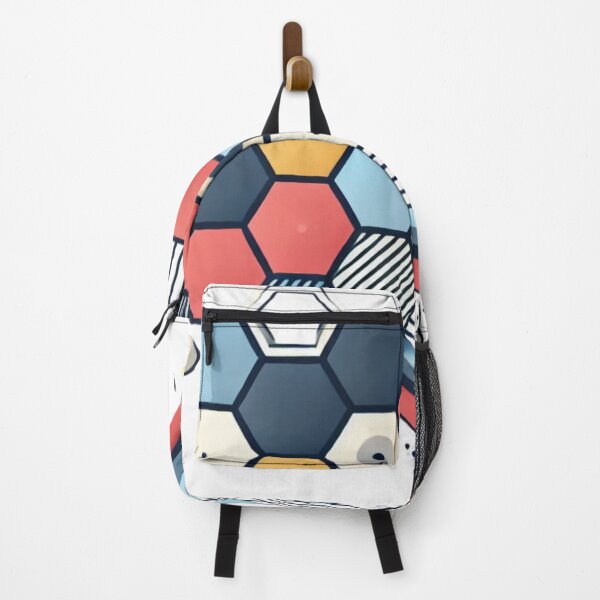 Item preview, Energetic Geometric Hexagon Wave - Abstract Modern Art Tee designed and sold by LessLines.
