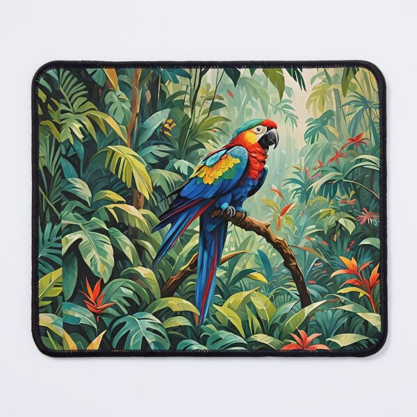 Item preview, Macaw jungle parrots designed and sold by Coolparrotgirl.
