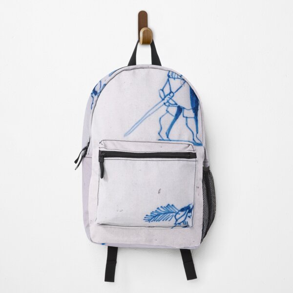 Item preview, Whipping punishment on a17th century Delft blue tile  designed and sold by Photopat.