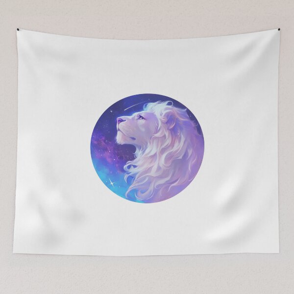 Item preview, Aesthetic White Lion designed and sold by SMARTKIT  DESIGNAGENCY.