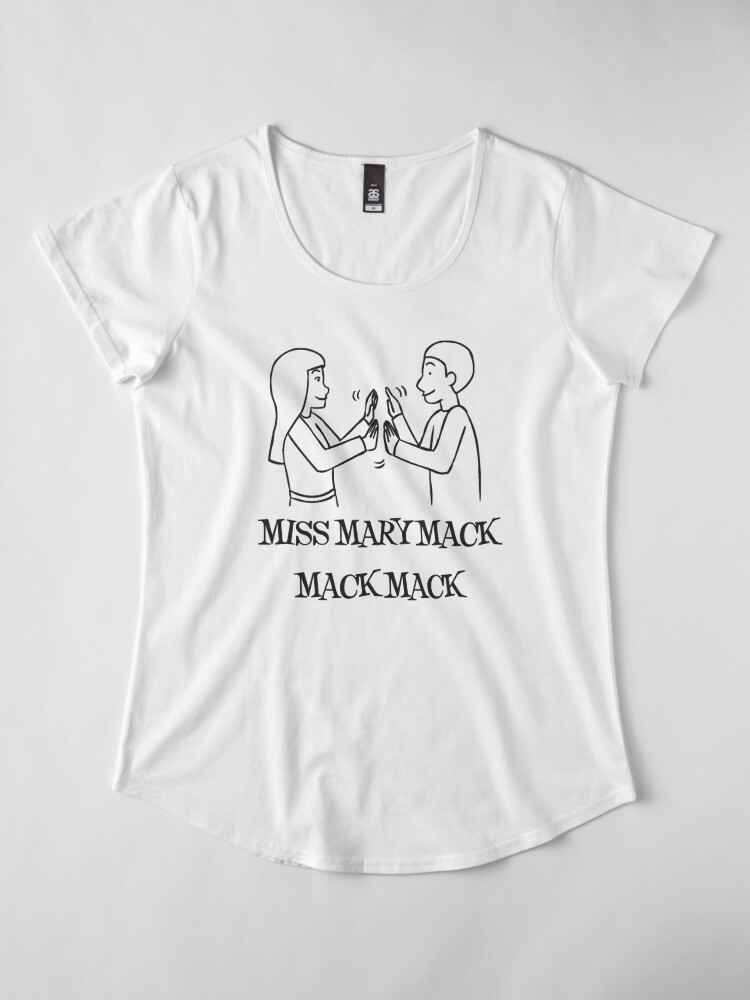 Miss Mary Mack Mack Mack Hand Clapping T Shirt By Nostalgicspirit Redbubble 