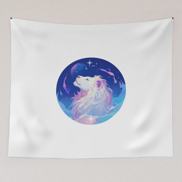 Item preview, Aesthetic White Lion designed and sold by SMARTKIT  DESIGNAGENCY.