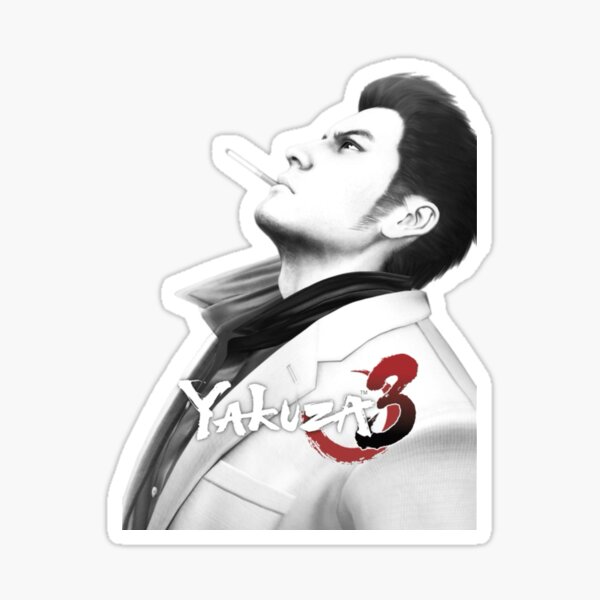 Vista previa del artículo con la obra «Videojuego Yakuza 3 Kiryu Kazuma Camiseta clásica », diseñado y vendido por MerikuroCreates.