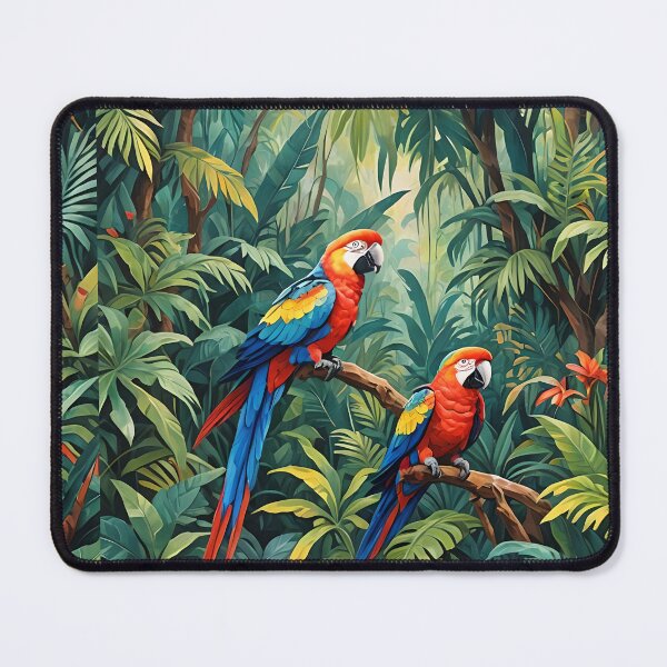 Item preview, Macaw jungle parrots designed and sold by Coolparrotgirl.