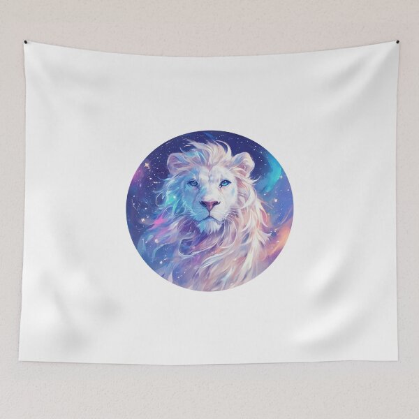 Item preview, Aesthetic White Lion designed and sold by SMARTKIT  DESIGNAGENCY.
