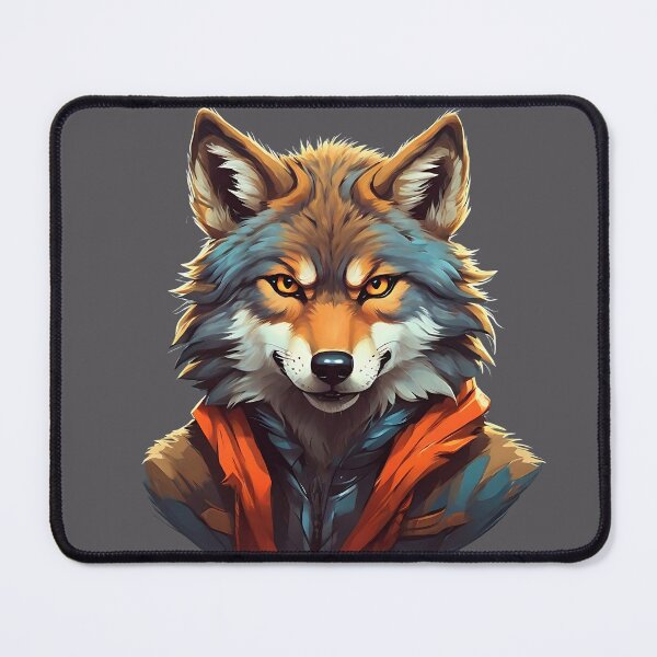 Item preview, The Wild-Looking Wolf designed and sold by Indoni.