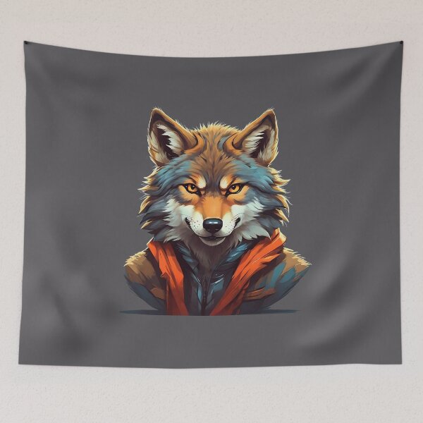 Item preview, The Wild-Looking Wolf designed and sold by Indoni.