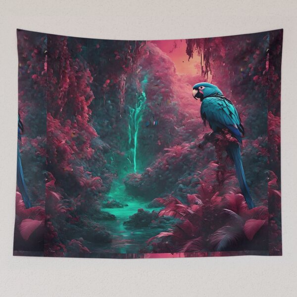 Item preview, Macaw jungle parrots designed and sold by Coolparrotgirl.