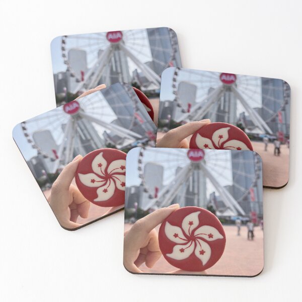 Item preview, Central in Hong Kong with a Hong Kong flag royal icing cookie designed and sold by aiko-p.