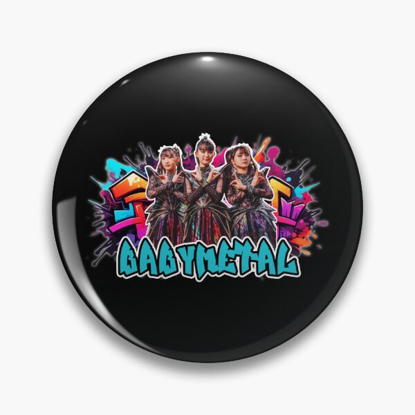 Aperçu de l'œuvre BABYMETAL, Logo Graffiti, Fan Art Unique créée et vendue par Burn-Ego.