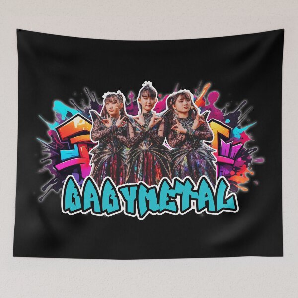 Item preview, BABYMETAL, Graffiti Logo, Unique Fan Art  designed and sold by Burn-Ego.