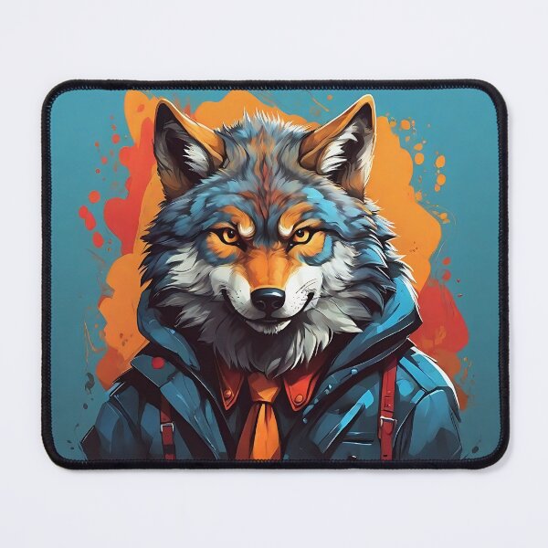 Item preview, the wolf with Urban Instinct designed and sold by Indoni.
