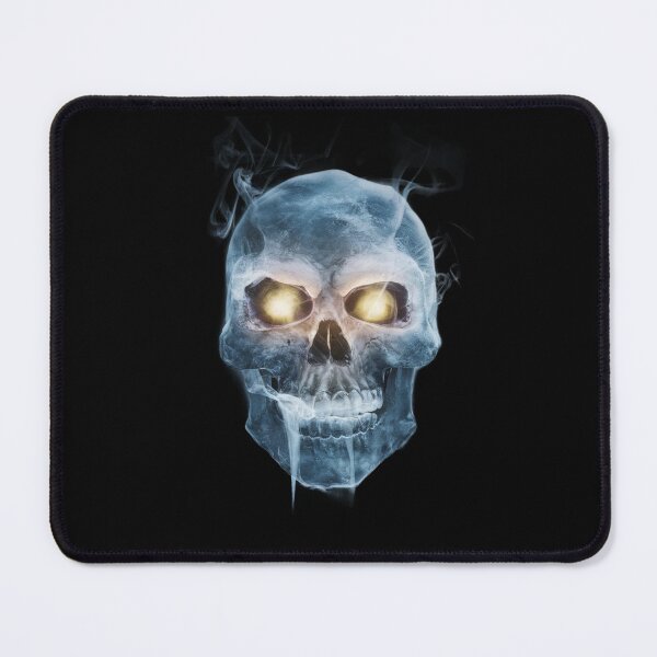 Item preview, Blue skull with glowing eyes designed and sold by MyNiceDesigns.