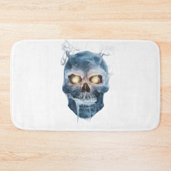 Item preview, Blue skull with glowing eyes designed and sold by MyNiceDesigns.