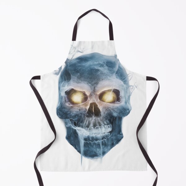 Item preview, Blue skull with glowing eyes designed and sold by MyNiceDesigns.