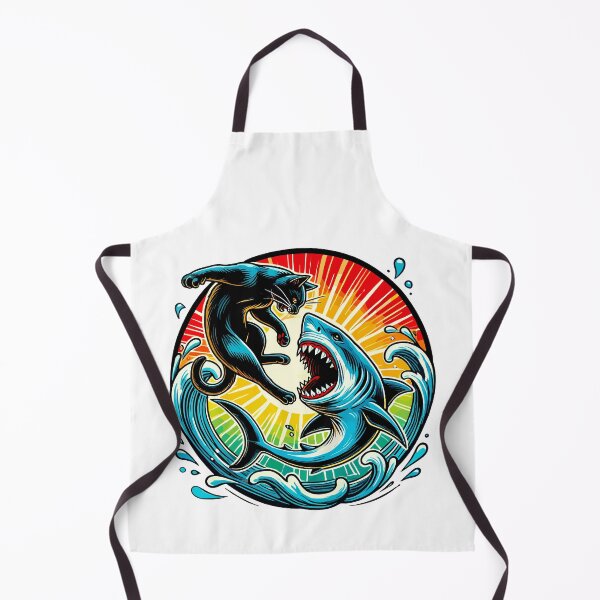 Item preview, Epic Battle: Cat vs. Shark designed and sold by SerhiiArt.