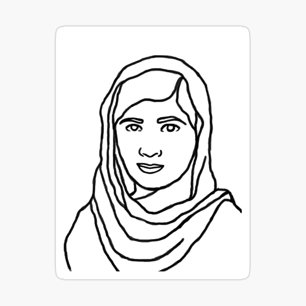 Malala Yousafzai | Pencil art drawings, Pencil sketch, Drawings
