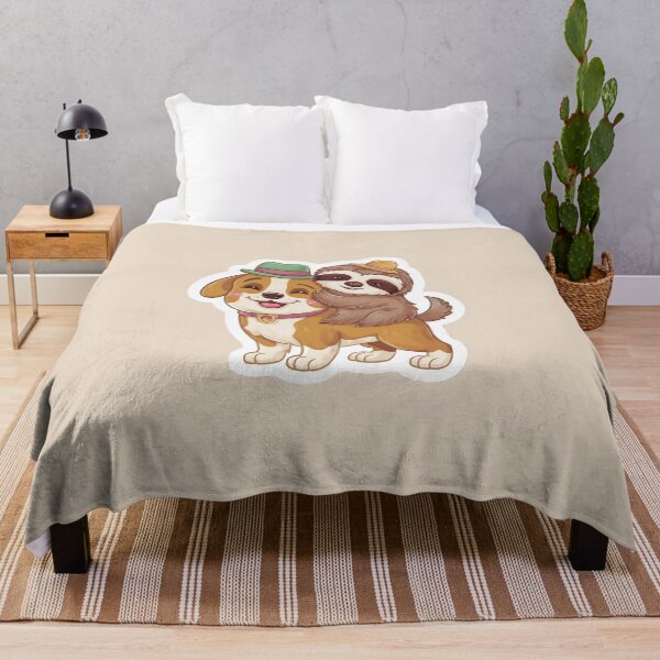 Item preview, Cute Sloth and Dog Friendship for Pug Lover designed and sold by Laugh-Lines.