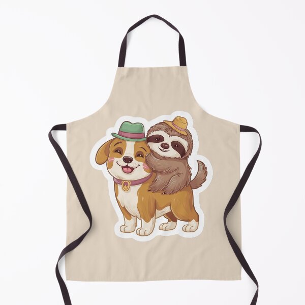 Item preview, Cute Sloth and Dog Friendship for Pug Lover designed and sold by Laugh-Lines.