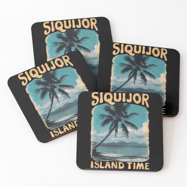 Item preview, SIQUIJOR Island Time T-Shirt designed and sold by likbatonboot.