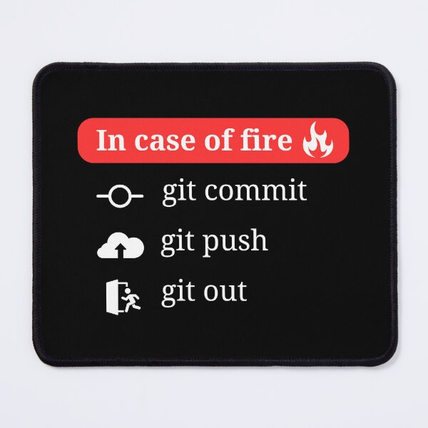 Item preview, Git - In case of fire designed and sold by never2crazy.