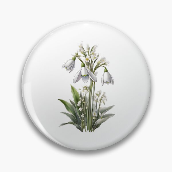 Item preview, Snowdrop (Galanthus nivalis) designed and sold by HOMETOWN86.