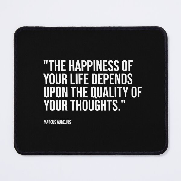Item preview, The Happiness Depends Upon Your Thoughts designed and sold by OzzFrequency.