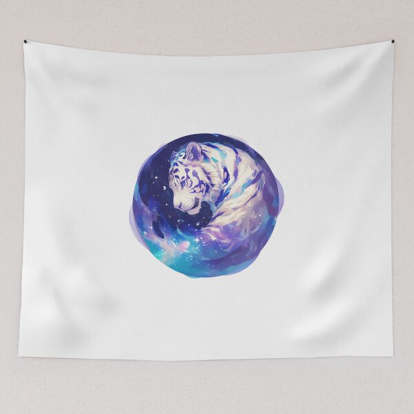 Item preview, Aesthetic White Tiger  designed and sold by SMARTKIT  DESIGNAGENCY.