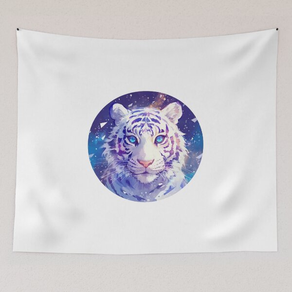 Item preview, Aesthetic White Tiger  designed and sold by SMARTKIT  DESIGNAGENCY.