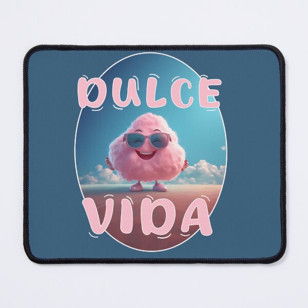 Item preview, Dulce vida positive spanish quotes, cotton candy illustration happy love for life designed and sold by La Loca.