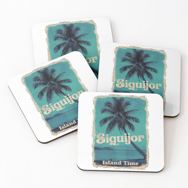 Item preview, SIQUIJOR Island Time T-Shirt designed and sold by likbatonboot.