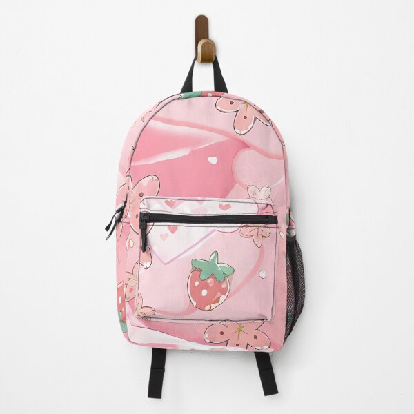 Item preview, Cute Flowery Strawberry Pattern designed and sold by Printsalotl.