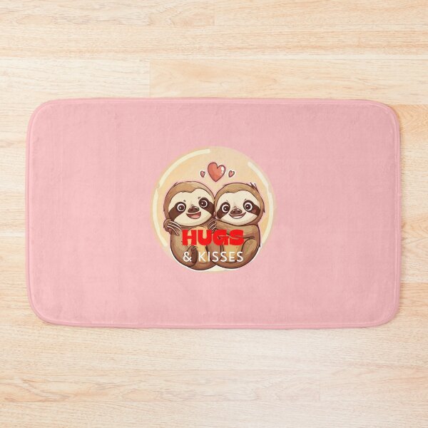 Item preview, Sloths Love sticker (hugs and kisses) designed and sold by Mini-magaze.