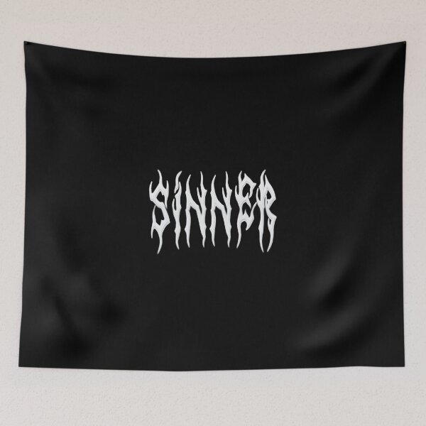 Item preview, Sinner 3 - white word front - Red Sirio  designed and sold by Red Siri0 Art.