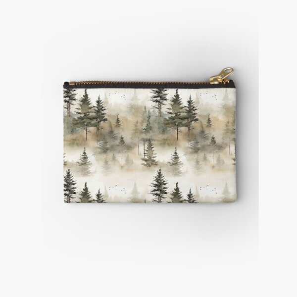 Item preview, Pine Tree Forest Ink Wash Watercolor Patterns designed and sold by Mandie Kuo.