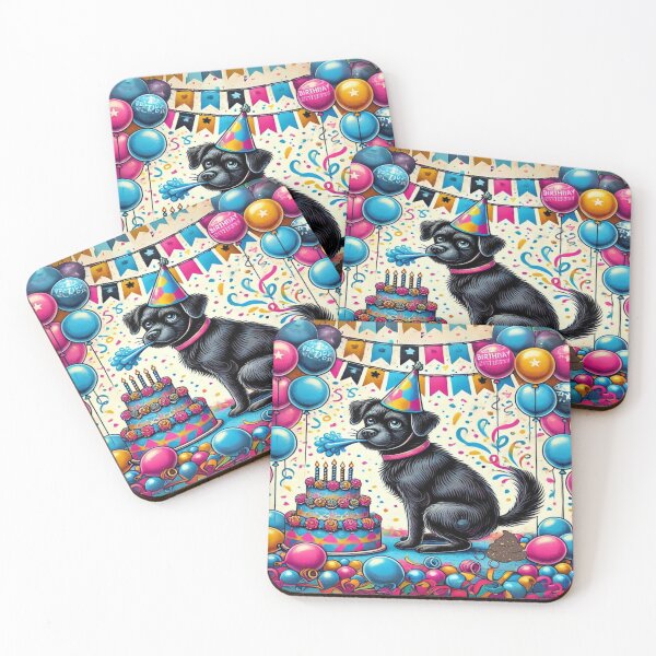 Item preview, Playful Birthday Dog Surprise designed and sold by Willyboy16.