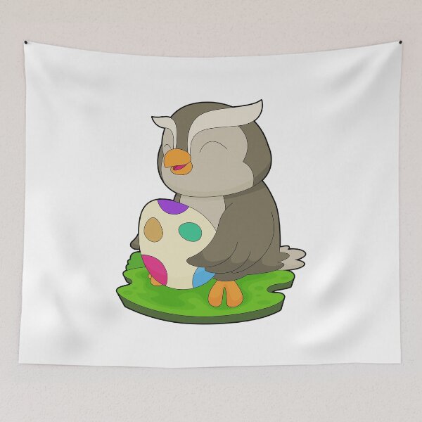 Item preview, Owl Easter Easter egg designed and sold by Snabdesign84.