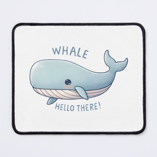Item preview, Cute Whale Saying Hello designed and sold by UmbrellaStudio1.