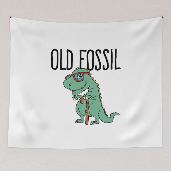 Item preview, Old Fossil Dinosaur with Cane designed and sold by jaygo.