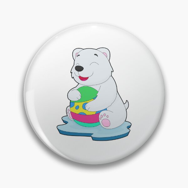 Item preview, Polar bear Easter Easter egg designed and sold by Snabdesign84.